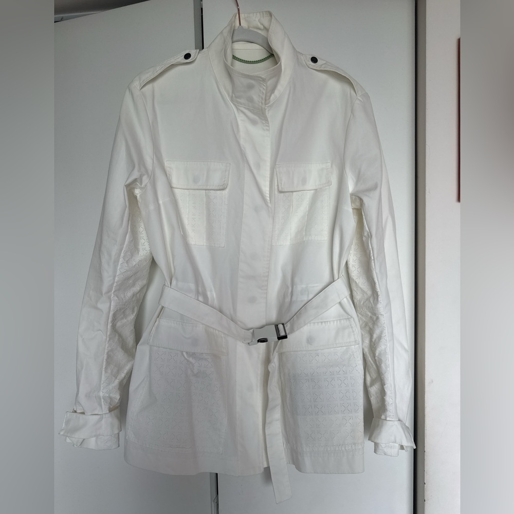 Off-White Utility Jacket in Crisp White